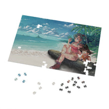 Load image into Gallery viewer, Bulma and Goku Dragon Ball Jigsaw Puzzle
