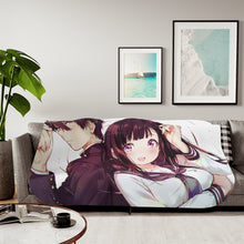 Load image into Gallery viewer, Hyouka Eru Chitanda Sherpa Blanket
