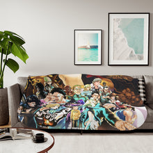 Load image into Gallery viewer, Anime One-Punch Man Sherpa Blanket
