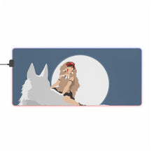 Load image into Gallery viewer, Princess Mononoke Moro RGB LED Mouse Pad (Desk Mat)
