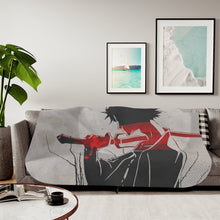 Load image into Gallery viewer, Anime Samurai Champloo Sherpa Blanket
