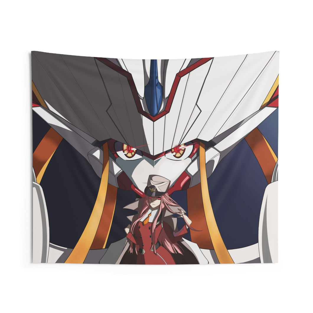 Zero Two and the Strelizia Indoor Wall Tapestry