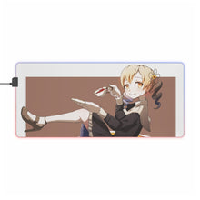 Load image into Gallery viewer, Puella Magi Madoka Magica Mami Tomoe RGB LED Mouse Pad (Desk Mat)
