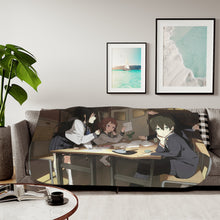 Load image into Gallery viewer, Hyuoka main members Sherpa Blanket
