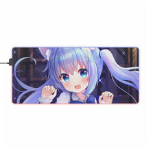 Load image into Gallery viewer, Is the Order a Rabbit? RGB LED Mouse Pad (Desk Mat)
