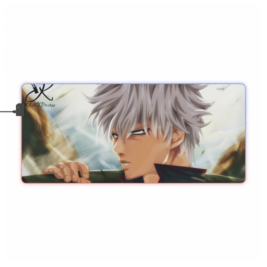 Gintama Gintoki Sakata RGB LED Mouse Pad (Desk Mat)
