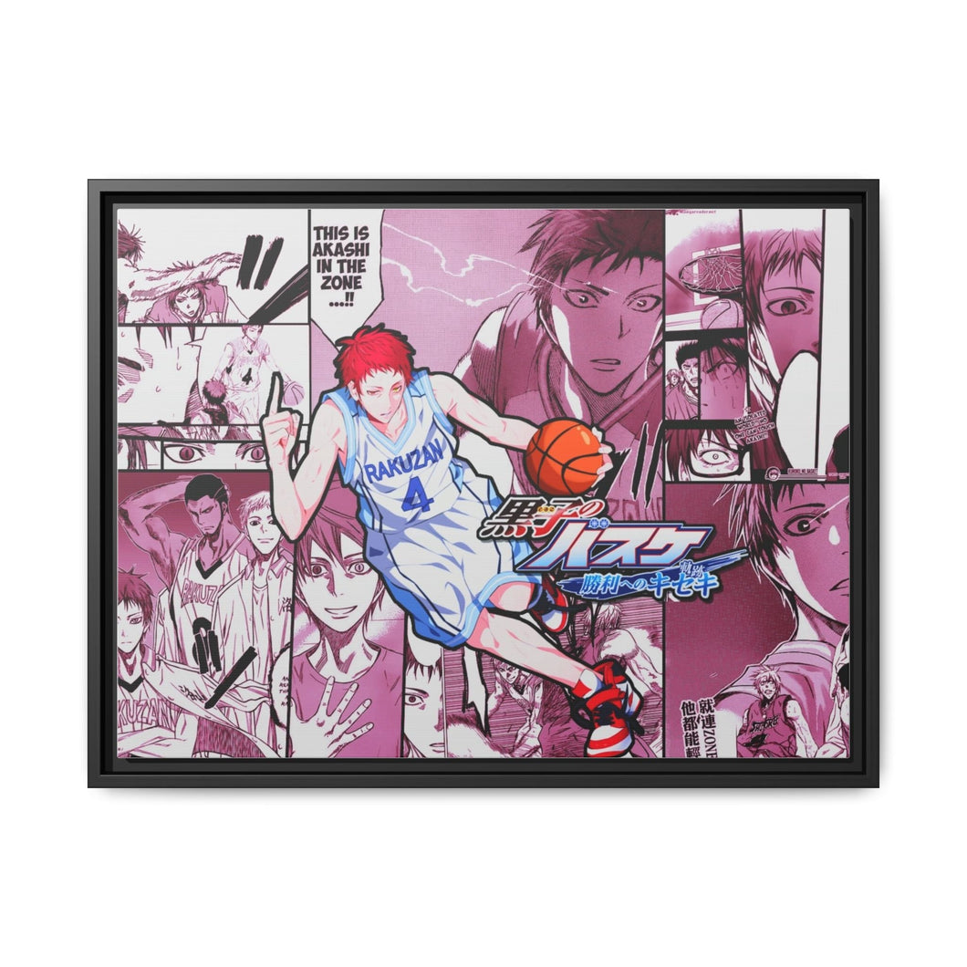 Anime Kuroko's Basketball Canvas Framed Art Print