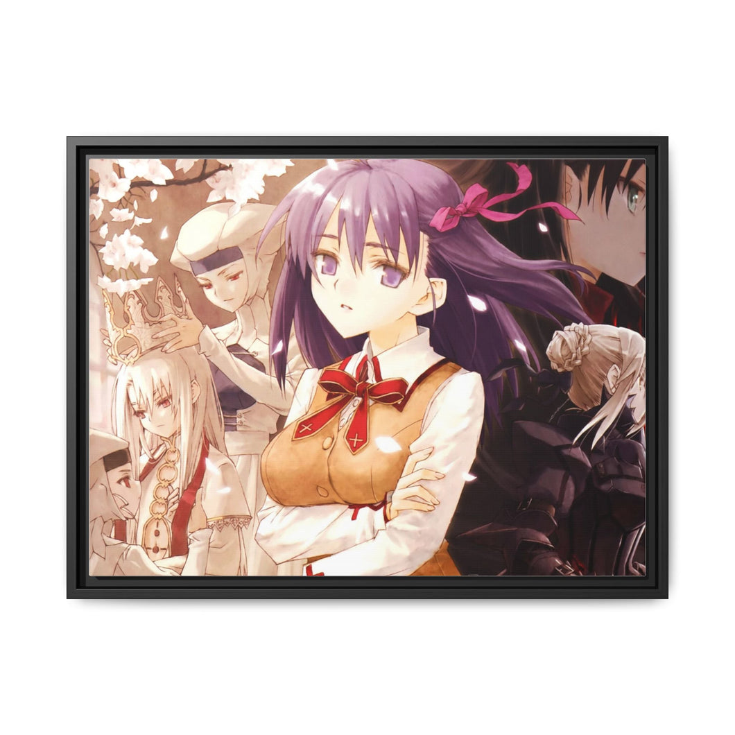 Fate/Stay Night Canvas Framed Art Print