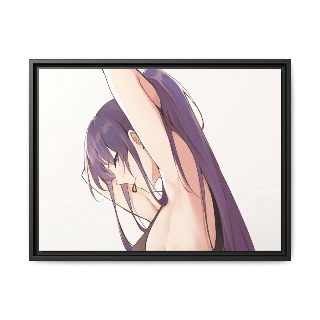 Highschool Of The Dead Canvas Framed Art Print