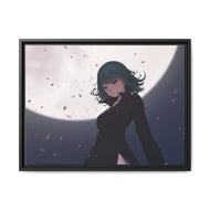 Tatsumaki Canvas Framed Art Print