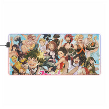 Load image into Gallery viewer, My Hero Academia Izuku Midoriya, Katsuki Bakugou, Tenya Iida, Tsuyu Asui RGB LED Mouse Pad (Desk Mat)
