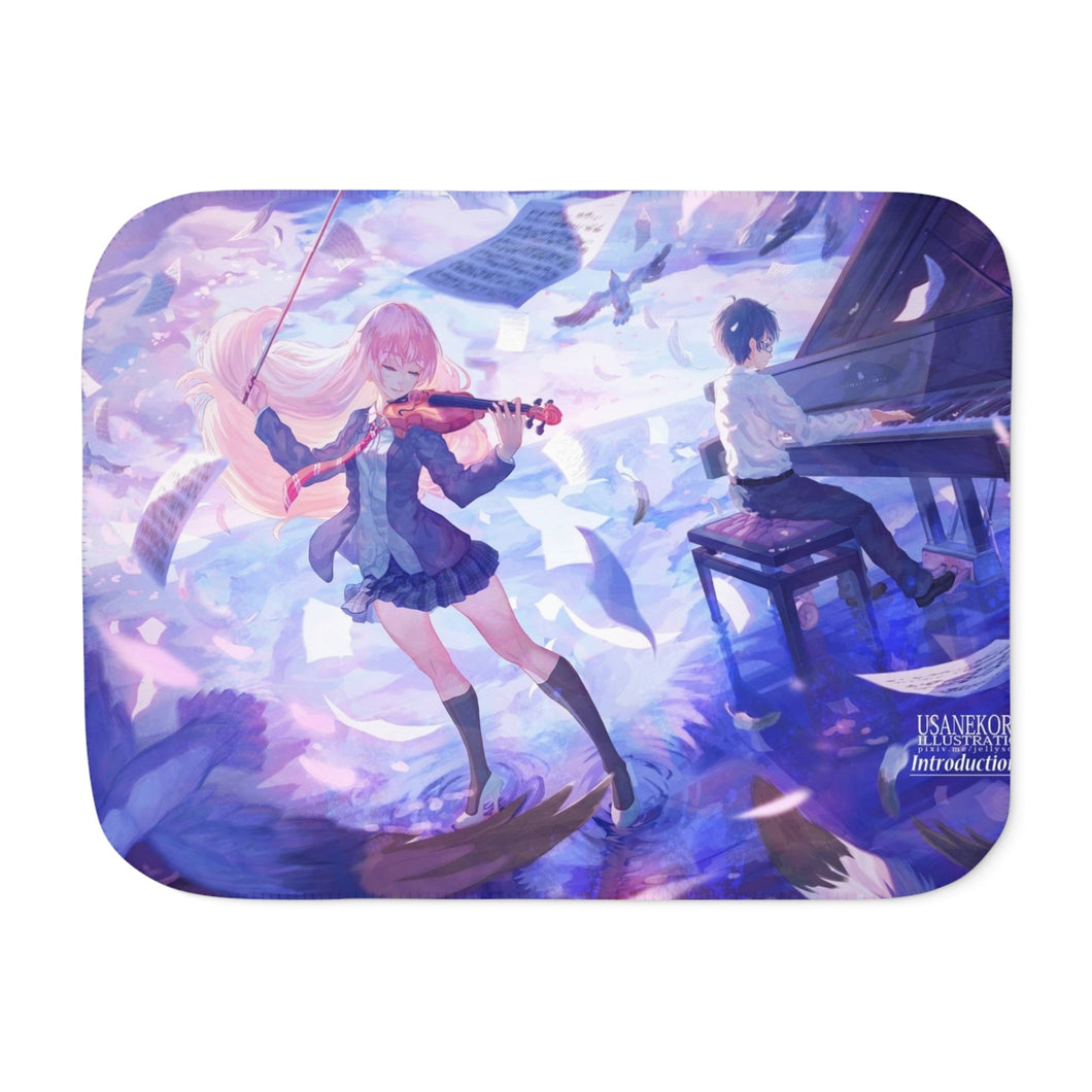 Kaori and Arima Sherpa Blanket