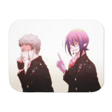 Load image into Gallery viewer, Shiro and Mephisto Sherpa Blanket
