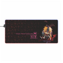 Load image into Gallery viewer, Glass Heart Princess RGB LED Mouse Pad (Desk Mat)
