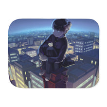 Load image into Gallery viewer, Mob Psycho 100 Shigeo Kageyama Sherpa Blanket
