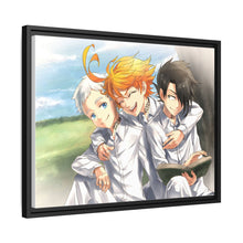 Load image into Gallery viewer, The Promised Neverland Ray, Norman, Emma Canvas Framed Art Print

