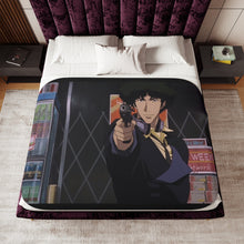 Load image into Gallery viewer, Anime Cowboy Bebopr Sherpa Blanket
