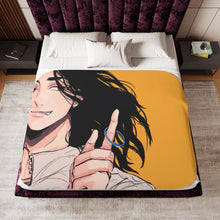 Load image into Gallery viewer, Tokyo Revengers Keisuke Baji Sherpa Blanket

