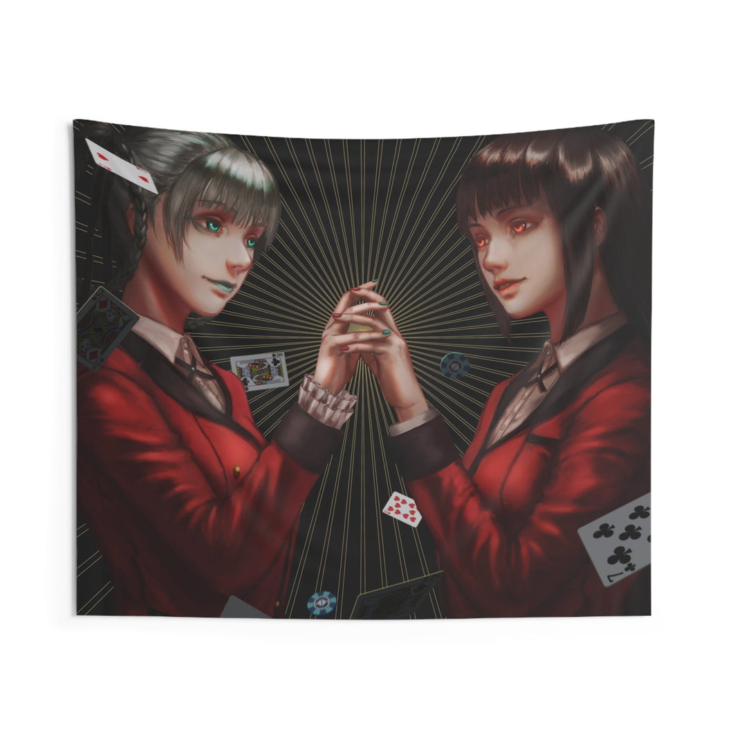 Yumeko Jabami and Kirari Momobami Indoor Wall Tapestry