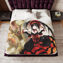 Load image into Gallery viewer, Kurumi Tokisaki Sherpa Blanket
