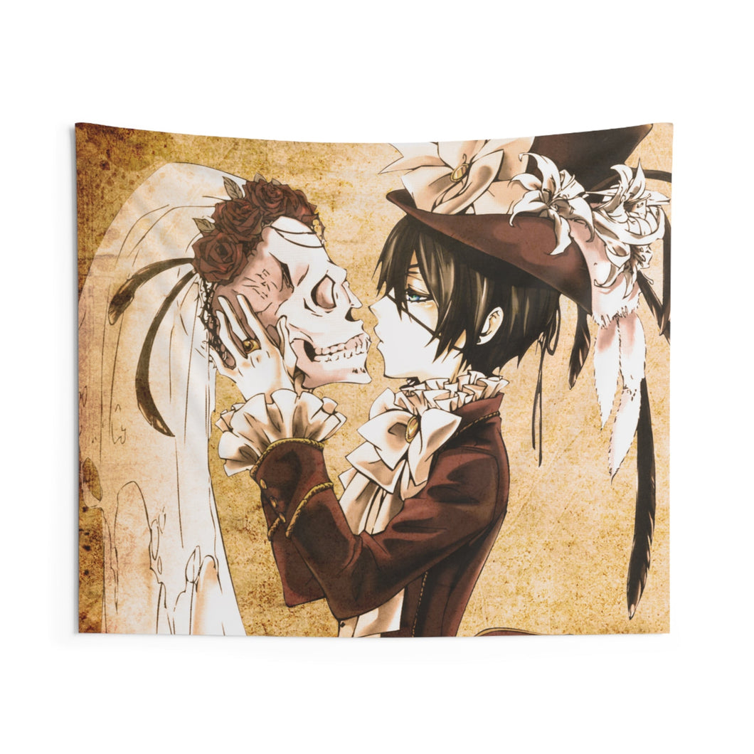 Black Butler Indoor Wall Tapestry