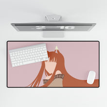 Load image into Gallery viewer, Anime Spice and Wolf Mouse Pad (Desk Mat)
