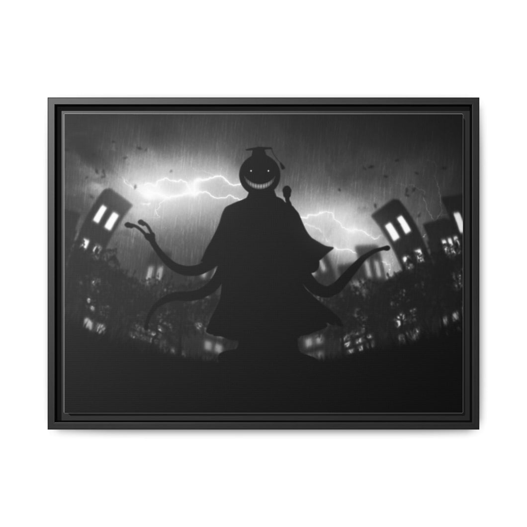 Anime Assassination Classroom Canvas Framed Art Print