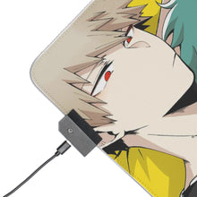 Load image into Gallery viewer, My Hero Academia Izuku Midoriya, Katsuki Bakugou RGB LED Mouse Pad (Desk Mat)
