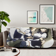Load image into Gallery viewer, Eru Chitanda And Mayaka Ibara Maid Dress Sherpa Blanket
