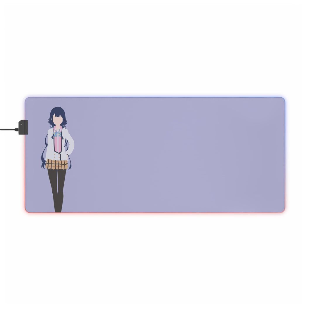 Masamune-kun's Revenge Aki Adagaki RGB LED Mouse Pad (Desk Mat)