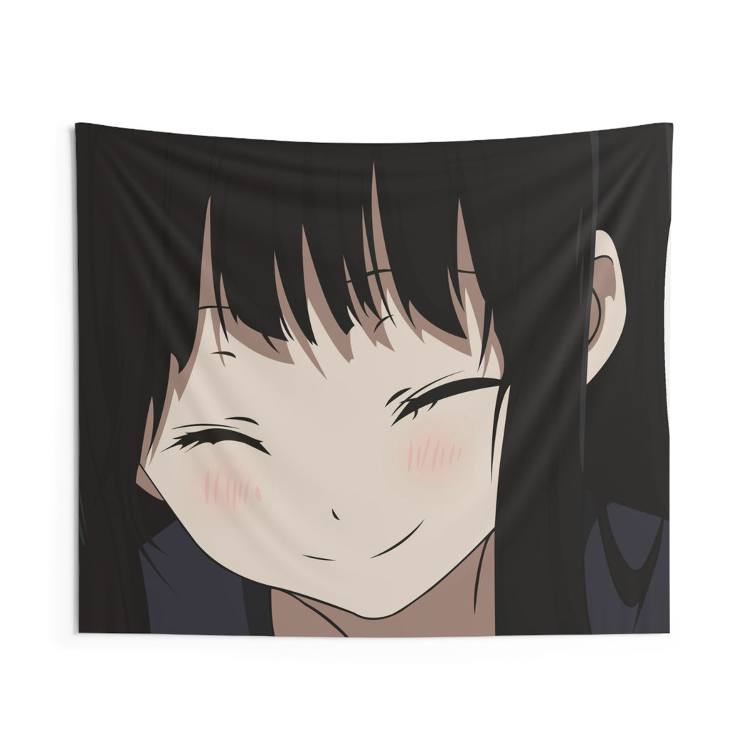 Eru Chitanda Smiling face Indoor Wall Tapestry