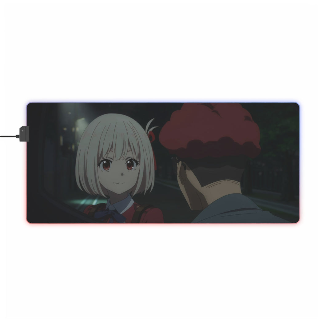 Lycoris Recoil RGB LED Mouse Pad (Desk Mat)