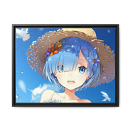 Rem Canvas Framed Art Print