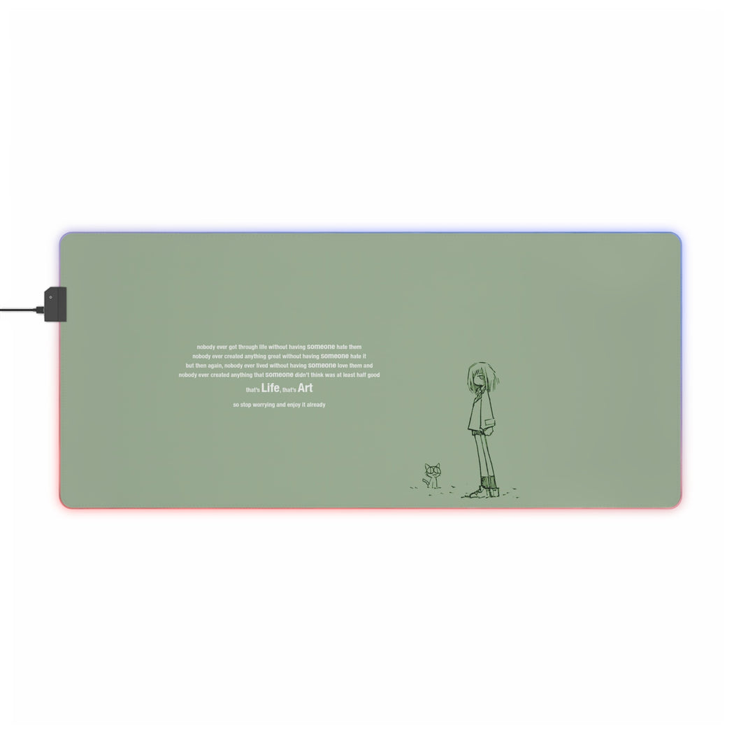 FLCL RGB LED Mouse Pad (Desk Mat)