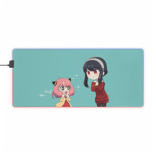 Load image into Gallery viewer, Spy x Family Anya Forger, Yor Forger RGB LED Mouse Pad (Desk Mat)
