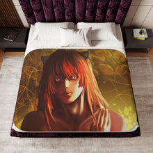 Load image into Gallery viewer, Anime Elfen Lied Sherpa Blanket
