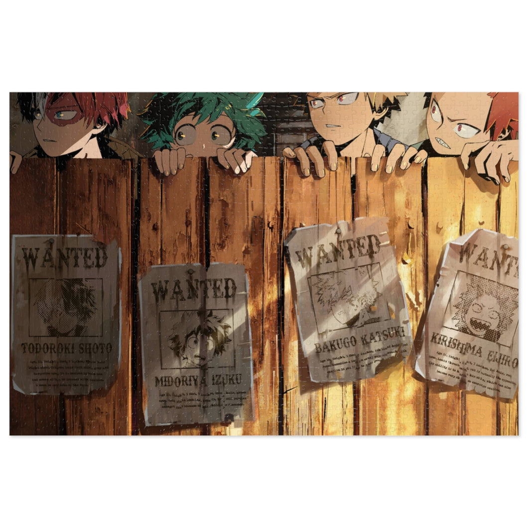 My Hero Academia Izuku Midoriya, Katsuki Bakugou Jigsaw Puzzle