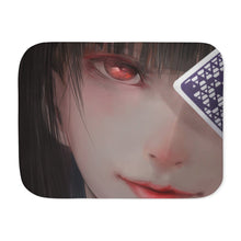 Load image into Gallery viewer, Kakegurui Yumeko Jabami Sherpa Blanket
