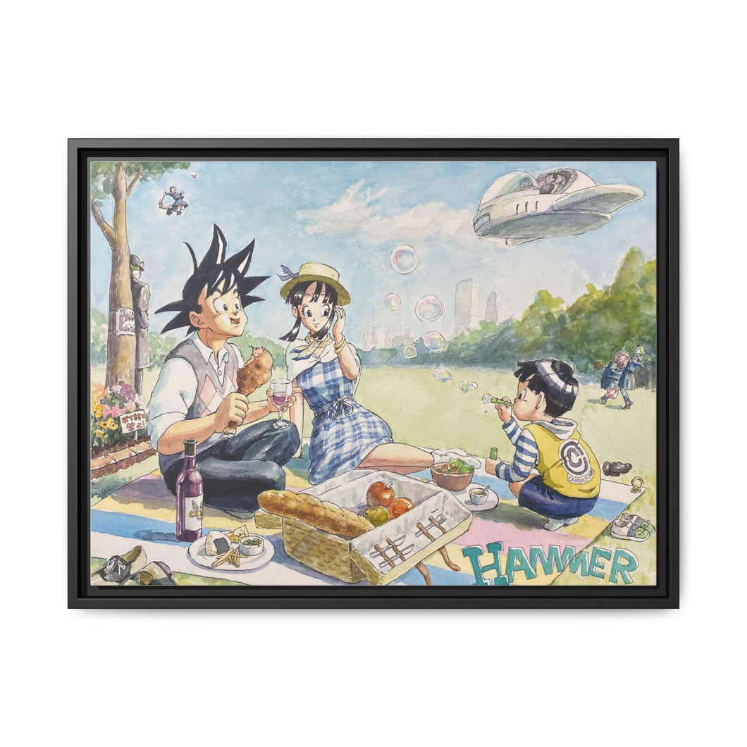 Anime Dragon Ball Canvas Framed Art Print