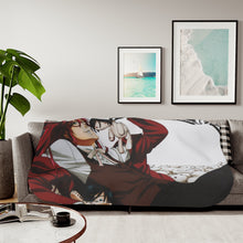 Load image into Gallery viewer, Black Butler Sherpa Blanket

