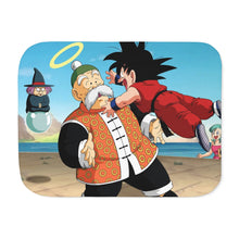 Load image into Gallery viewer, Goku Grandfather Sherpa Blanket
