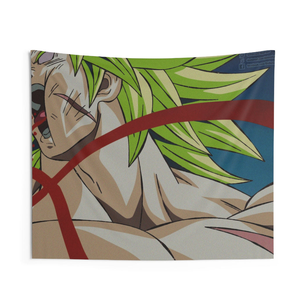 Broly got punished Indoor Wall Tapestry
