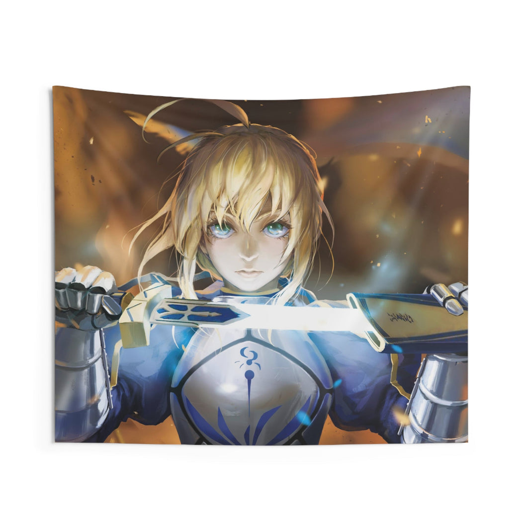 Saber (Fate Series) Indoor Wall Tapestry