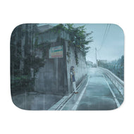 Under the rain Sherpa Blanket
