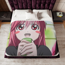 Load image into Gallery viewer, Anime Elfen Liedr Sherpa Blanket
