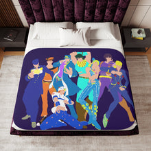 Load image into Gallery viewer, Anime Jojo&#39;s Bizarre Adventure Sherpa Blanket
