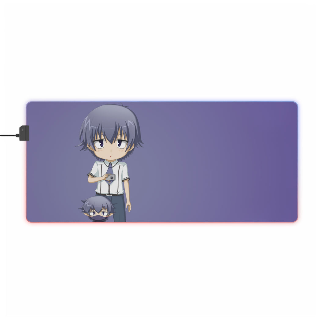 Baka And Test RGB LED Mouse Pad (Desk Mat)