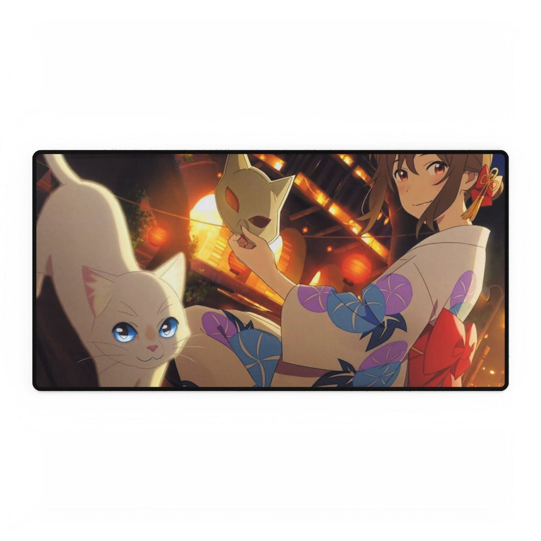 A Whisker Away Mouse Pad (Desk Mat)