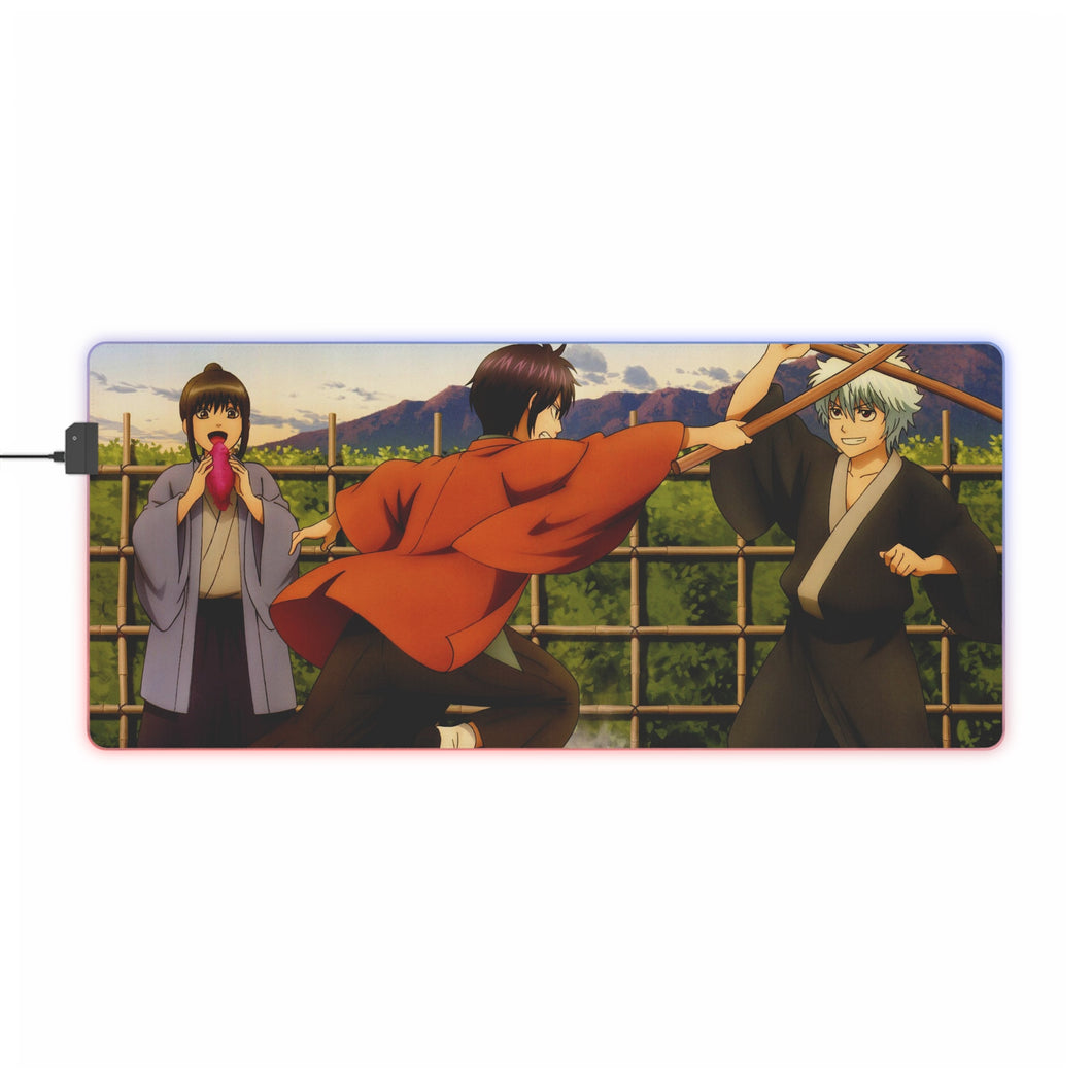 Anime Gintama RGB LED Mouse Pad (Desk Mat)