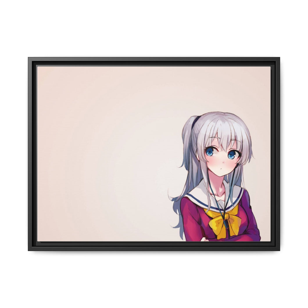 Nao Tomori Face Canvas Framed Art Print